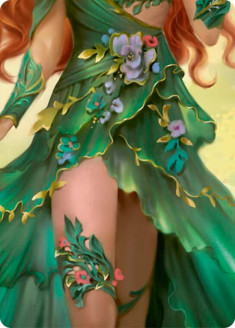 Image for Sanctuary of Aria // Verdance, Thorn of the Rose (Center) (ROSPZL14) (Rosetta) - Flesh and Blood TCG