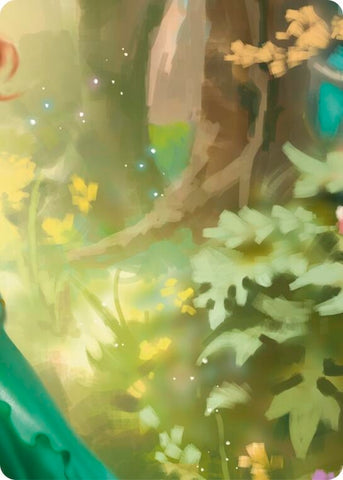 Image for Sanctuary of Aria // Verdance, Thorn of the Rose (Middle right) (ROSPZL15) (Rosetta) - Flesh and Blood TCG