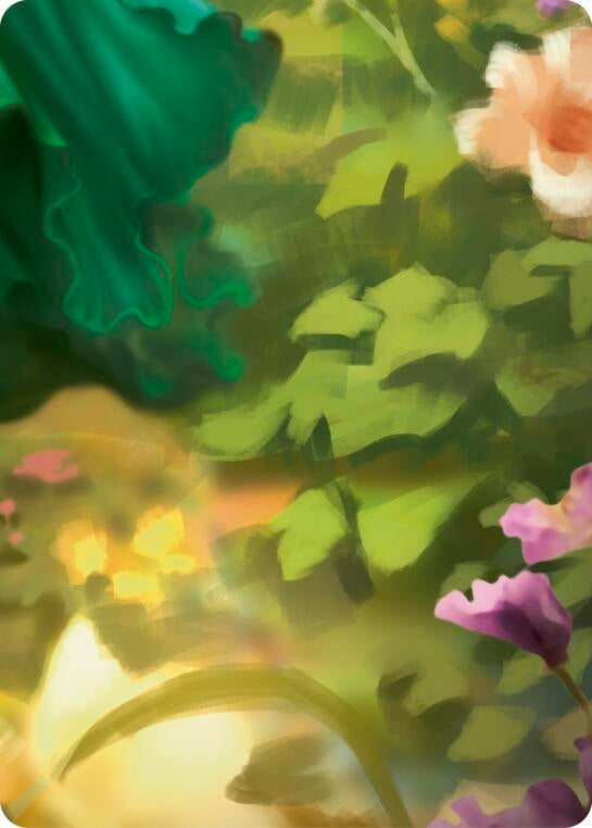 Image for Sanctuary of Aria // Verdance, Thorn of the Rose (Bottom right) (ROSPZL18) (Rosetta) - Flesh and Blood TCG