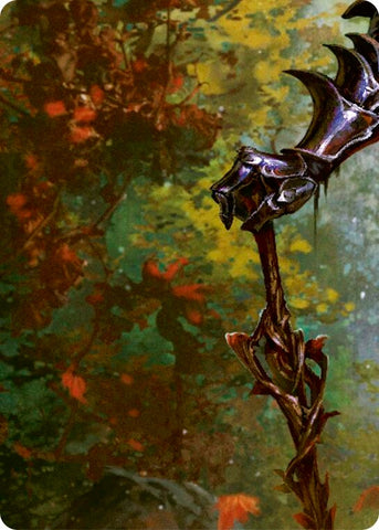 Image for Sanctuary of Aria // Florian, Rotwood Harbinger (Middle left) (ROSPZL22) (Rosetta) - Flesh and Blood TCG
