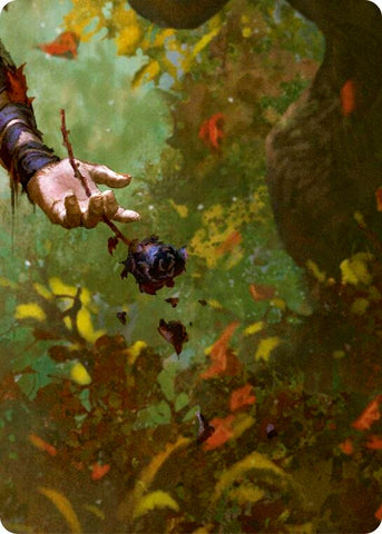Image for Sanctuary of Aria // Florian, Rotwood Harbinger (Middle right) (ROSPZL24) (Rosetta) - Flesh and Blood TCG