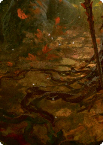 Image for Sanctuary of Aria // Florian, Rotwood Harbinger (Bottom left) (ROSPZL25) (Rosetta) - Flesh and Blood TCG
