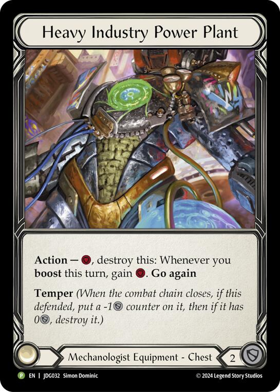 Heavy Industry Power Plant - JDG032 [JDG032] (Promo) Cold Foil