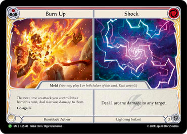 Burn Up // Shock - LGS345 [LGS345] (Promo) Cold Foil
