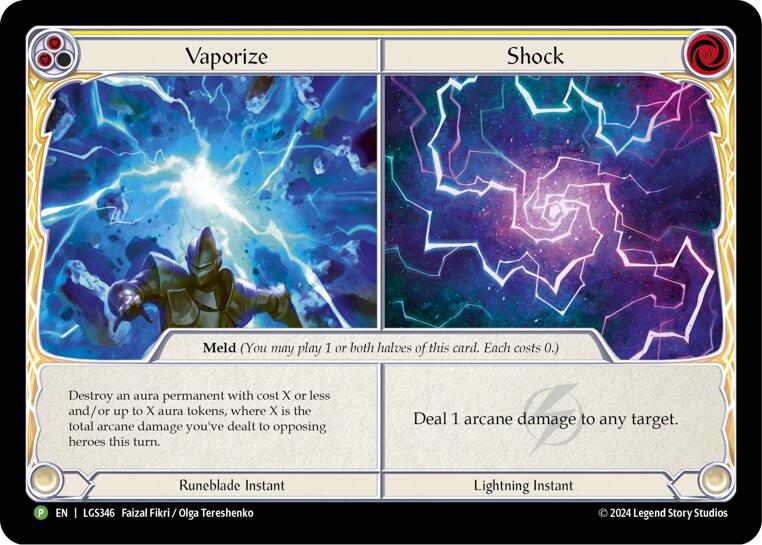 Vaporize // Shock - LGS346 [LGS346] (Promo) Cold Foil
