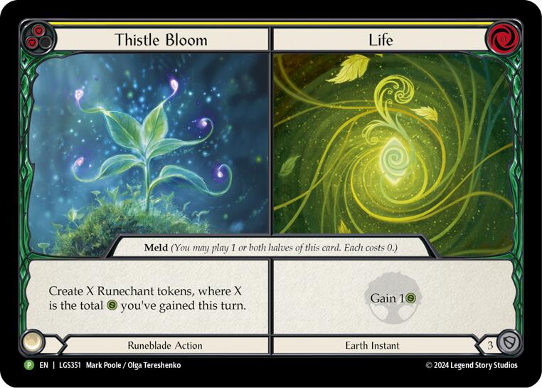 Thistle Bloom // Life - LGS351 [LGS351] (Promo) Cold Foil