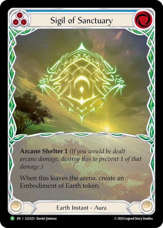 Sigil of Sanctuary (Extended Art) - LGS323 [LGS323] (Promo) Rainbow Foil