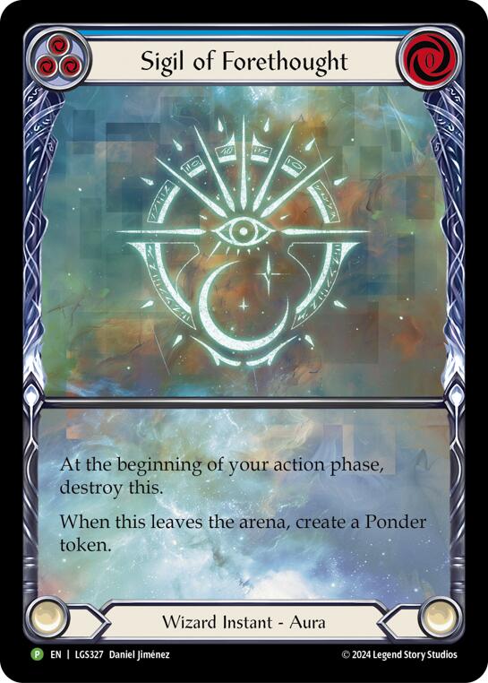 Sigil of Forethought (Extended Art) - LGS327 [LGS327] (Promo) Rainbow Foil