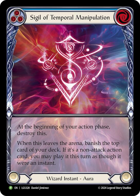 Sigil of Temporal Manipulation (Extended Art) - LGS328 [LGS328] (Promo) Rainbow Foil