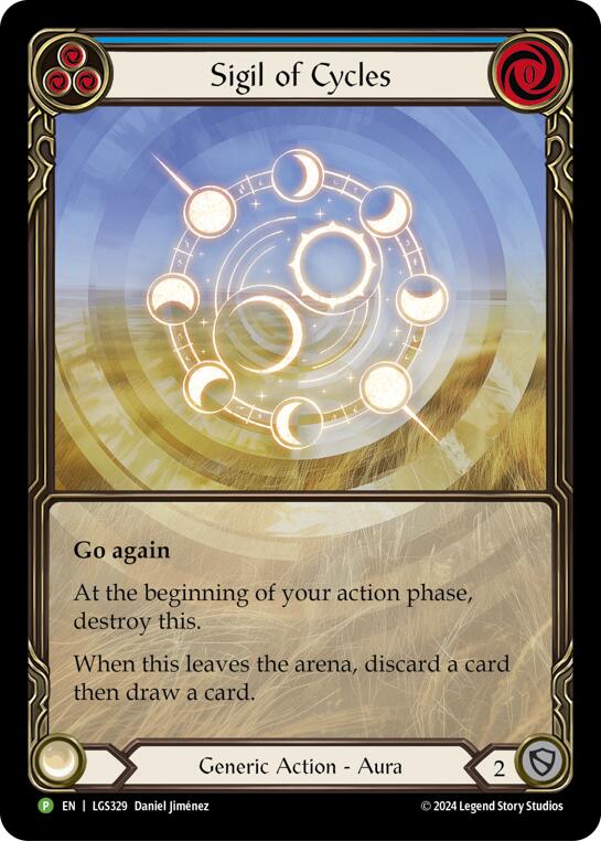 Sigil of Cycles (Extended Art) - LGS329 [LGS329] (Promo) Rainbow Foil