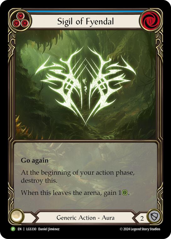 Sigil of Fyendal (Extended Art) - LGS330 [LGS330] (Promo) Rainbow Foil