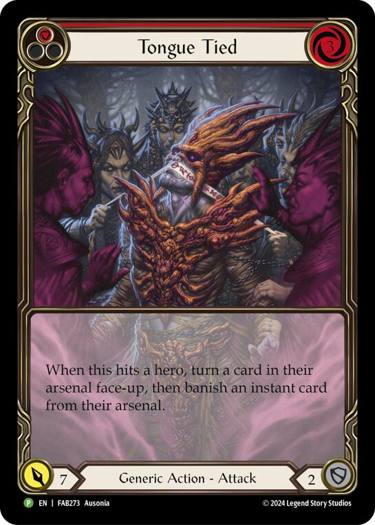 Tongue Tied (Extended Art) - FAB273 [FAB273] (Promo) Rainbow Foil