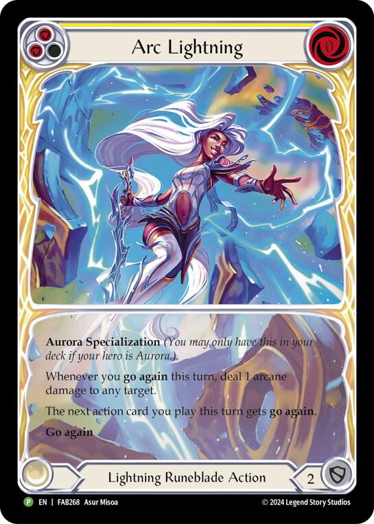 Arc Lightning (Extended Art) - FAB268 [FAB268] (Promo) Rainbow Foil