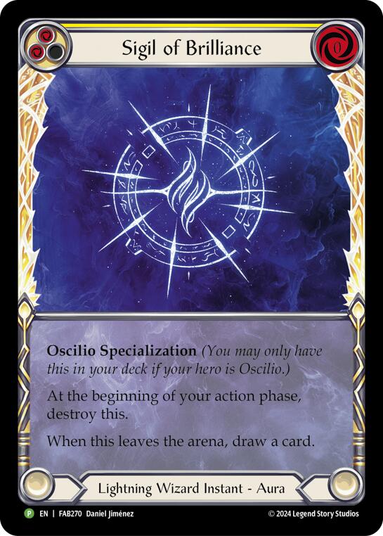 Sigil of Brilliance (Extended Art) - FAB270 [FAB270] (Promo) Rainbow Foil