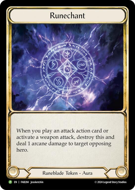 Runechant (Lightning) - FAB284 [FAB284] (Promo) Cold Foil
