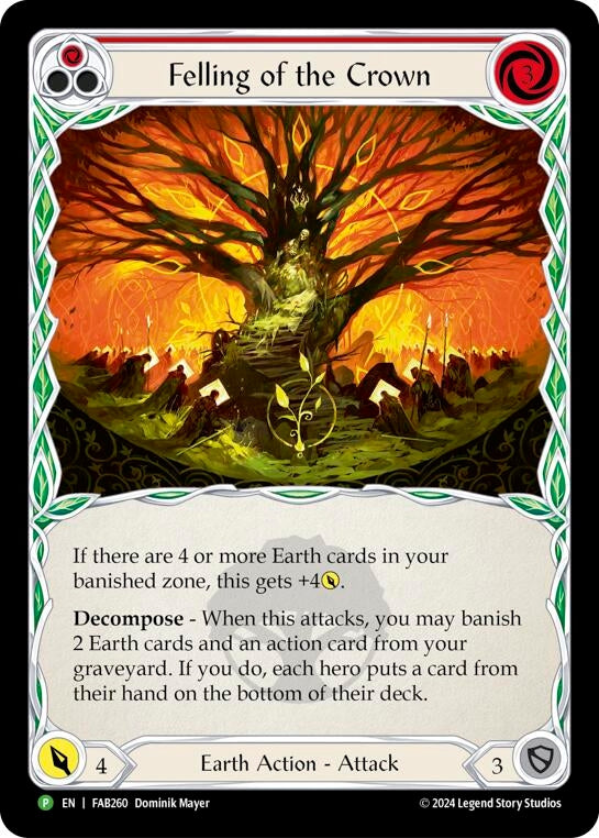 Felling of the Crown - FAB260 [FAB260] (Promo) Cold Foil