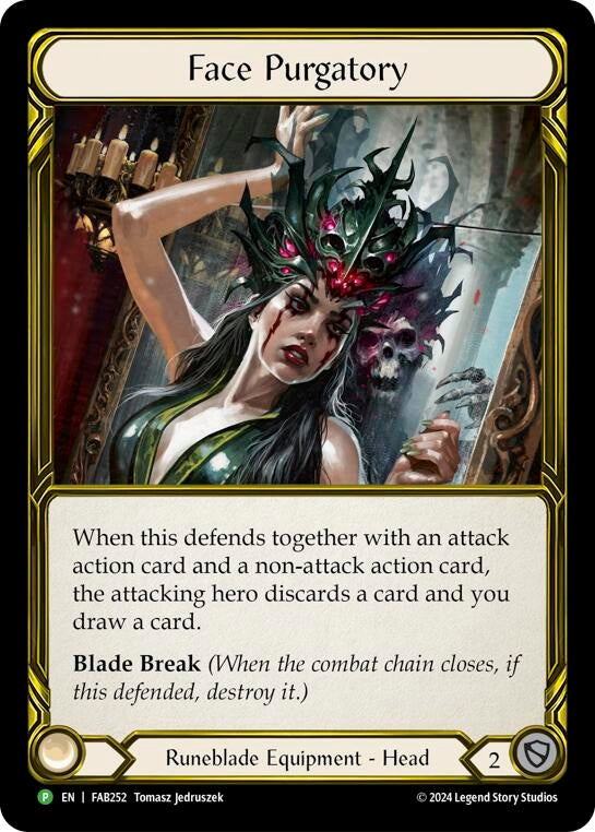 Face Purgatory (Golden) - FAB252 [FAB252] (Promo) Cold Foil