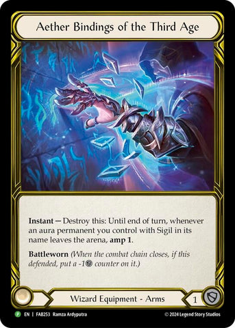 Aether Bindings of the Third Age (Golden) - FAB253 [FAB253] (Promo) Cold Foil