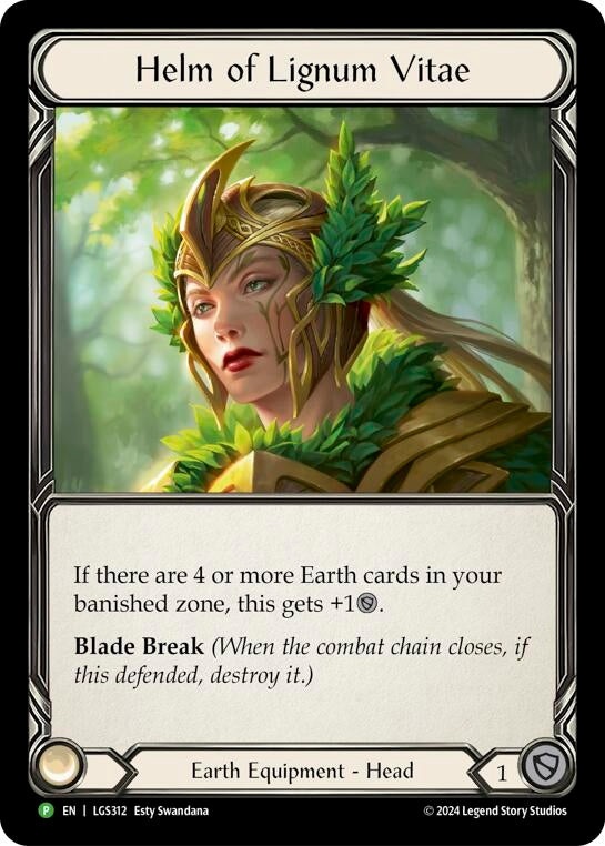 Helm of Lignum Vitae - LGS312 [LGS312] (Promo) Rainbow Foil