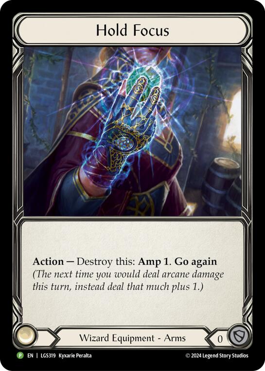 Hold Focus - LGS319 [LGS319] (Promo) Rainbow Foil