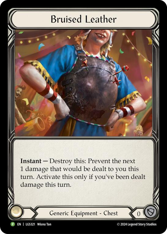 Bruised Leather - LGS321 [LGS321] (Promo) Rainbow Foil