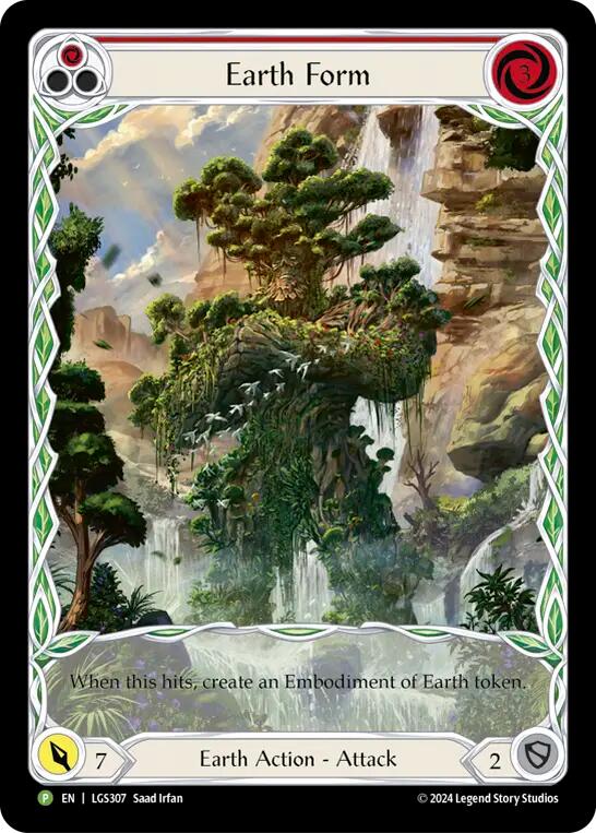 Earth Form (Red) [LGS307] (Promo) Rainbow Foil