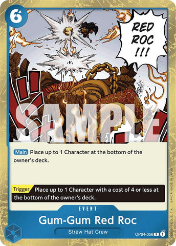 Gum-Gum Red Roc (Alternate Art) [Extra Booster: Memorial Collection]