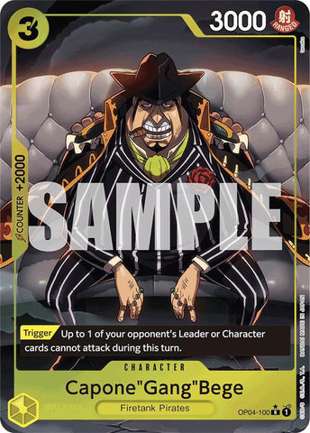 Capone"Gang"Bege (Alternate Art) (tasaka) [Extra Booster: Memorial Collection]