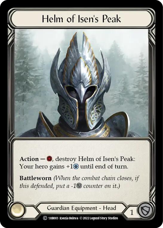 Helm of Isen's Peak [1HB003] [History Pack 1 Bravo Blitz Deck]