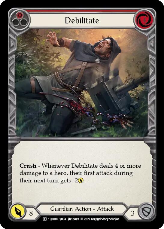 Debilitate (Red) [1HB009] [History Pack 1 Bravo Blitz Deck]