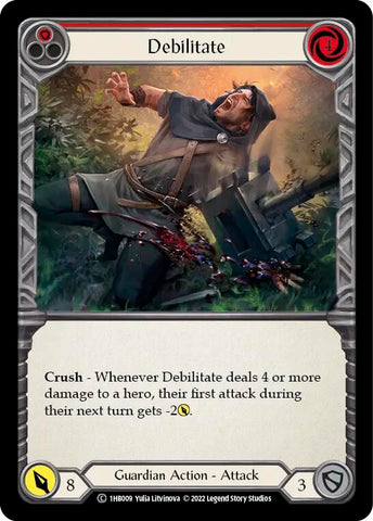 Debilitate (Red) [1HB009] [History Pack 1 Bravo Blitz Deck]