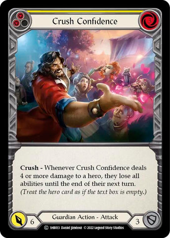 Crush Confidence (Yellow) [1hb013] [History Pack 1 Bravo Blitz Deck]