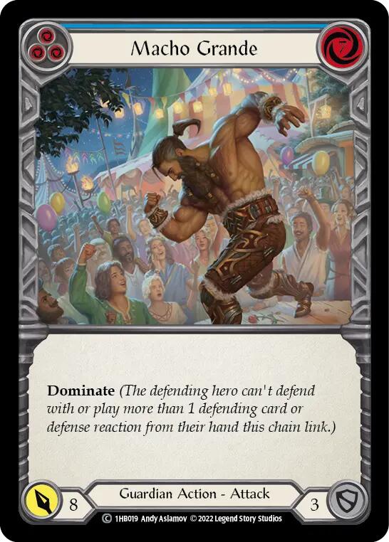Macho Grande (Blue) [1HB019] [History Pack 1 Bravo Blitz Deck]
