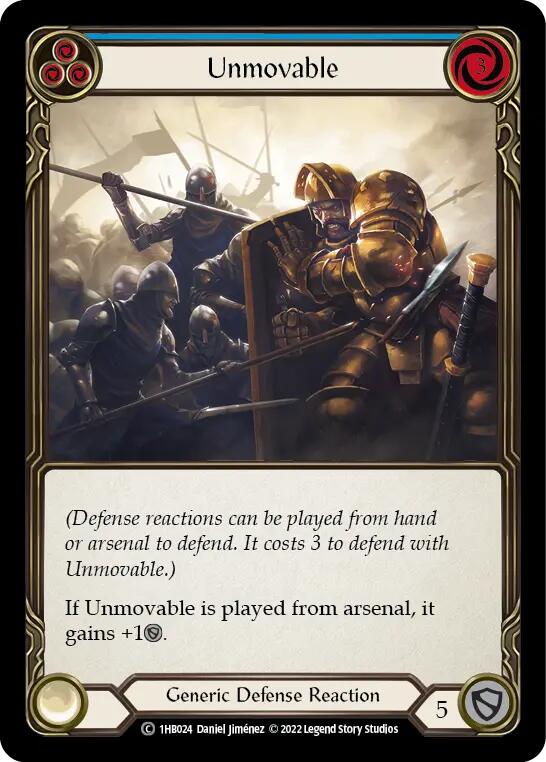 Unmovable (Blue) [1HB024] [History Pack 1 Bravo Blitz Deck]