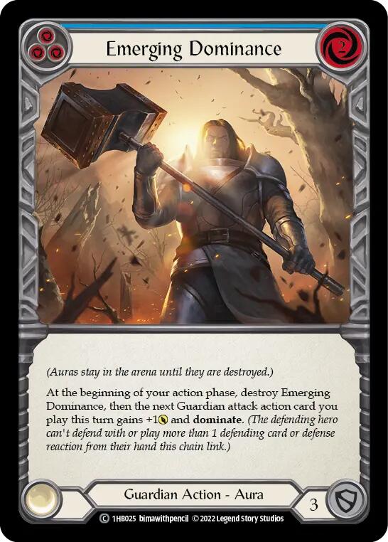 Emerging Dominance (Blue) [1HB025] [History Pack 1 Bravo Blitz Deck]