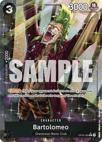 Bartolomeo (Alternate Art) (SENNSU) [Extra Booster: Memorial Collection]