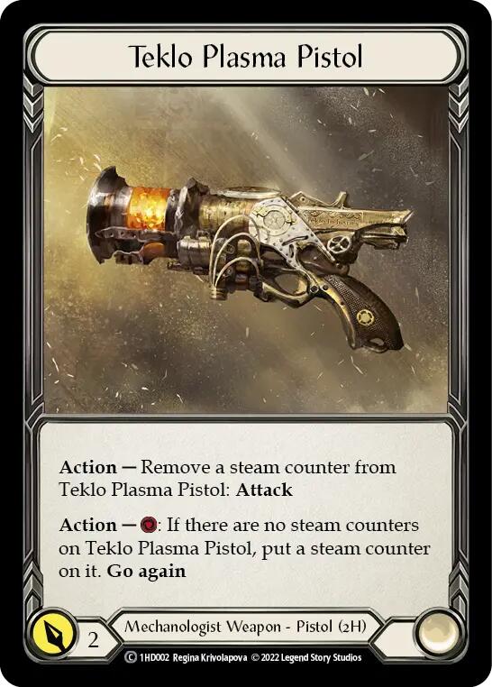 Teklo Plasma Pistol [1HD002] [History Pack 1 Dash Blitz Deck]
