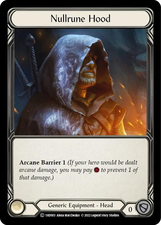 Nullrune Hood [1HD003] [History Pack 1 Dash Blitz Deck]