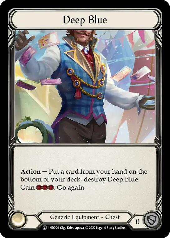 Deep Blue [1HD004] [History Pack 1 Dash Blitz Deck]