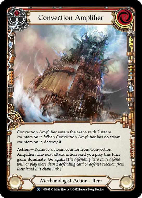 Convection Amplifier (Red) [1HD008] [History Pack 1 Dash Blitz Deck]