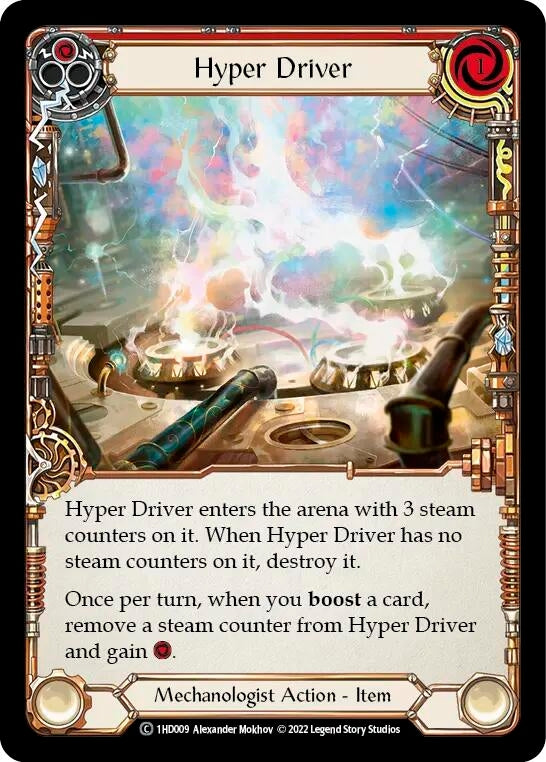 Hyper Driver (Red) [1HD009] [History Pack 1 Dash Blitz Deck]
