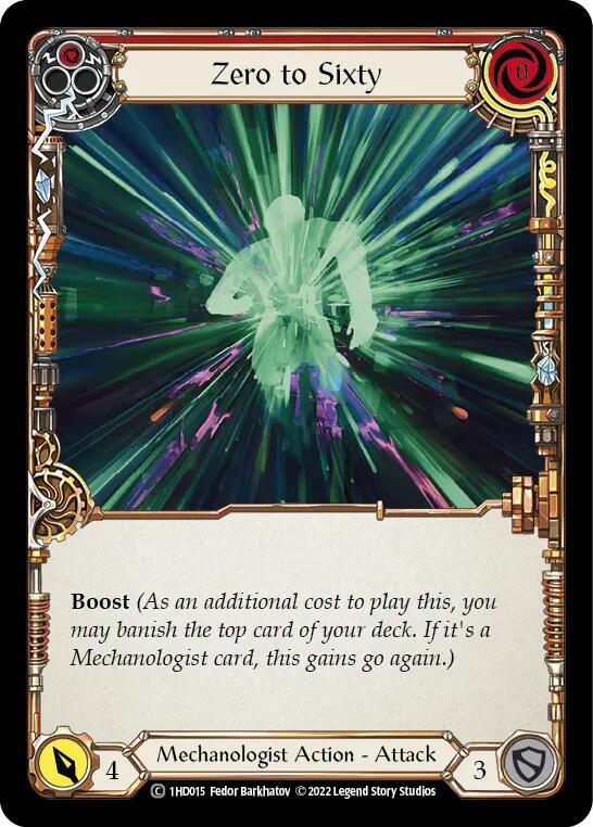 Zero to Sixty (Red) [1HD015] [History Pack 1 Dash Blitz Deck]