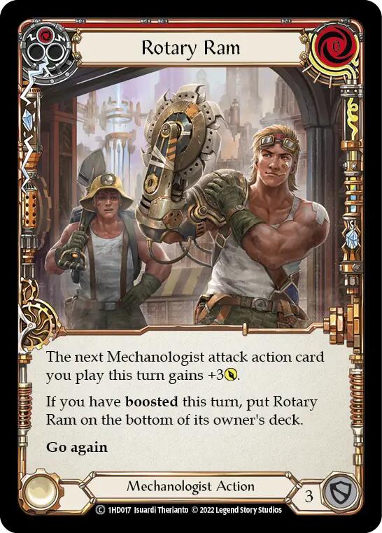 Rotary Ram (Red) [1HD017] [History Pack 1 Dash Blitz Deck]