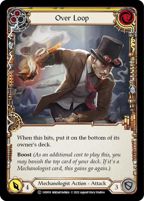 Over Loop (Yellow) [1HD018] [History Pack 1 Dash Blitz Deck]