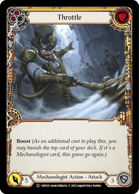 Throttle (Yellow) [1HD020] [History Pack 1 Dash Blitz Deck]