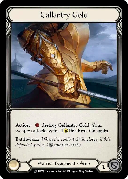 Gallantry Gold [1HT005] [History Pack 1 Dorinthea Blitz Deck]