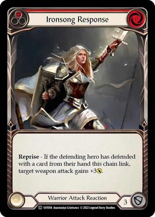 Ironsong Response (Red) [1HT008] [History Pack 1 Dorinthea Blitz Deck]