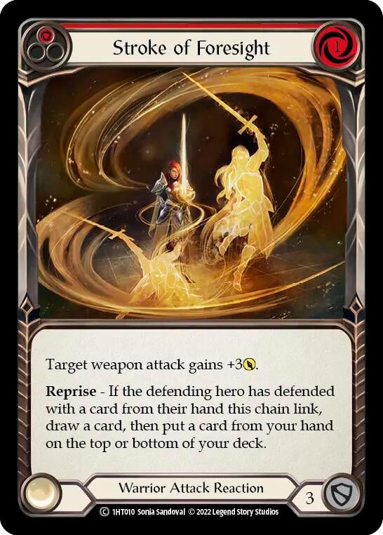 Stroke of Foresight (Red) [1HT010] [History Pack 1 Dorinthea Blitz Deck]