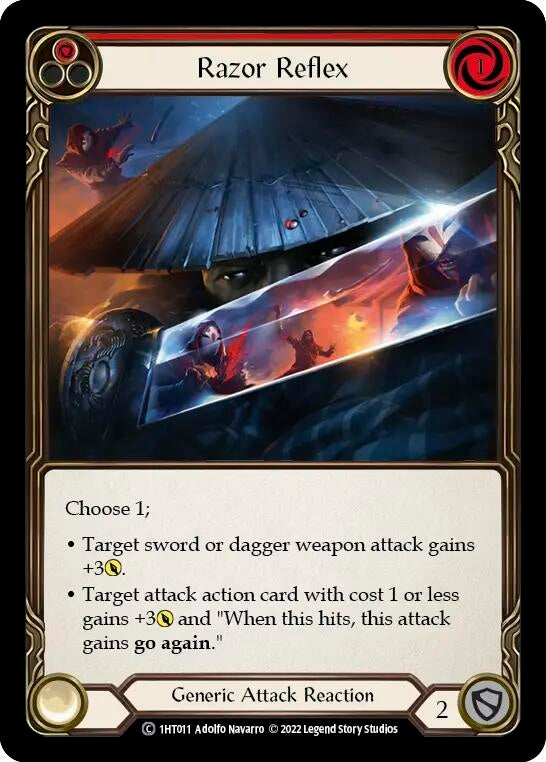 Razor Reflex (Red) [1HT011] [History Pack 1 Dorinthea Blitz Deck]