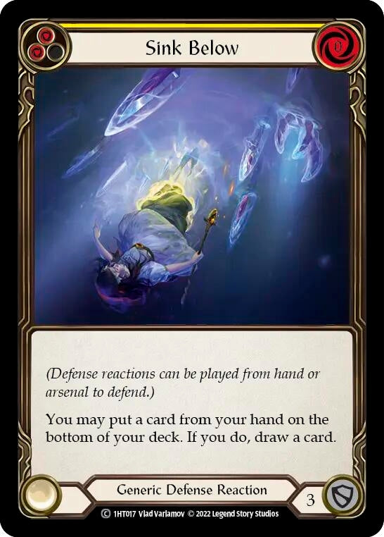 Sink Below (Yellow) [1HT017] [History Pack 1 Dorinthea Blitz Deck]